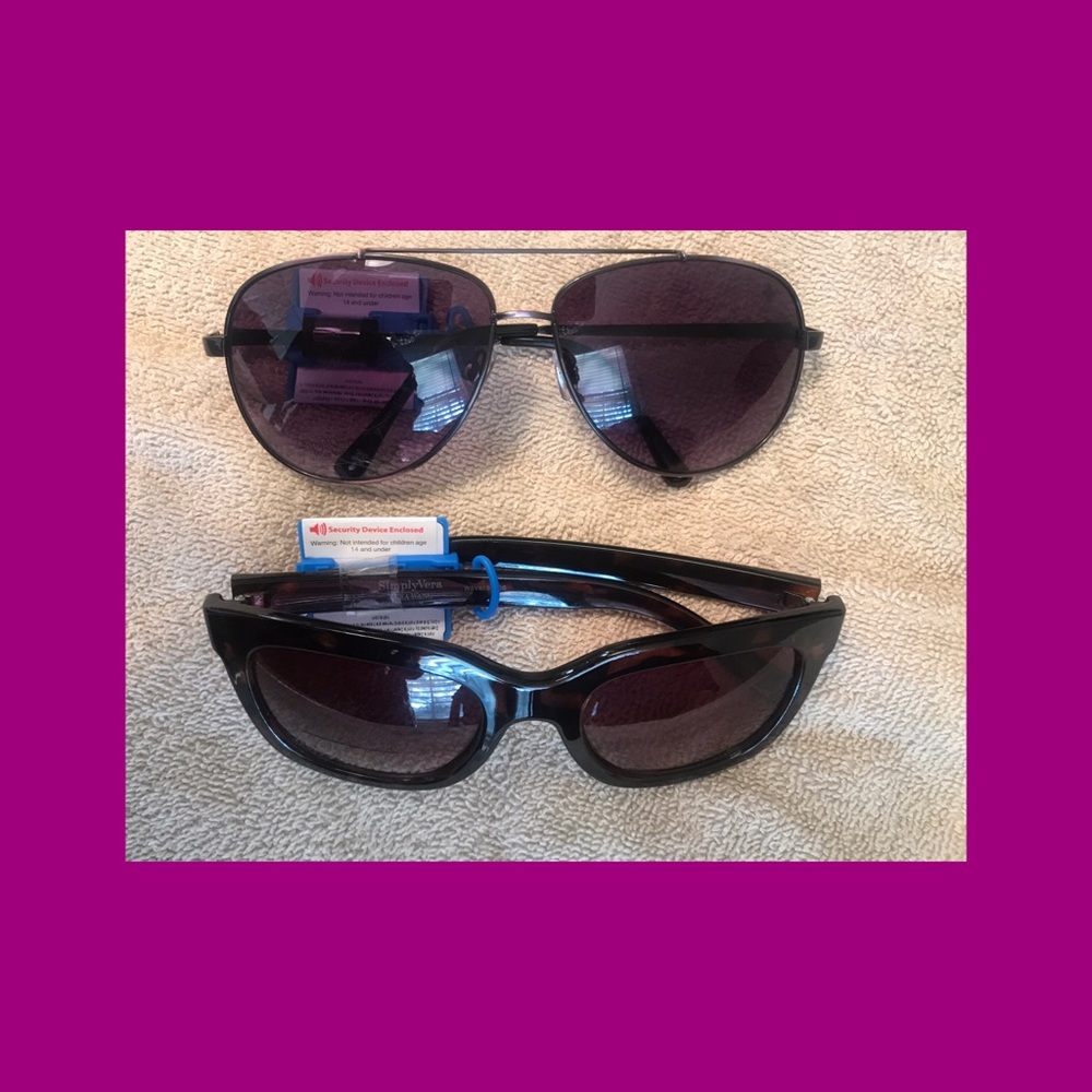 Vera Wang Sunglasses 2pk